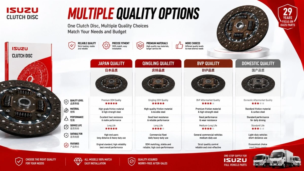 ISUZU Clutch Disc For NHR ISUZU Clutch Disc For NHR